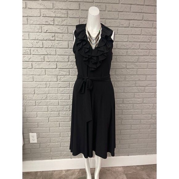 American Living Ruffle Neckline Dress Size 4 - Picture 1 of 9